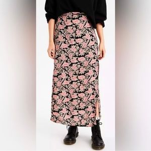 American Eagle Floral Maxi Skirt